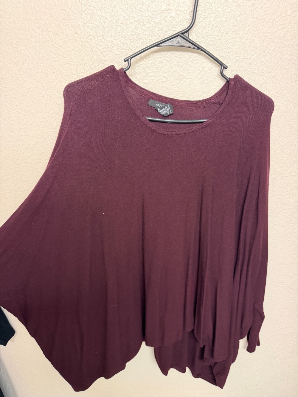 Alfani Maroon Knit Pullover